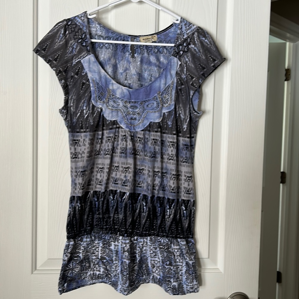 One world Blue Short Sleeve